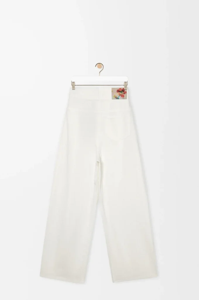 Wrap jeans in denim White Wrap jeans in denim White