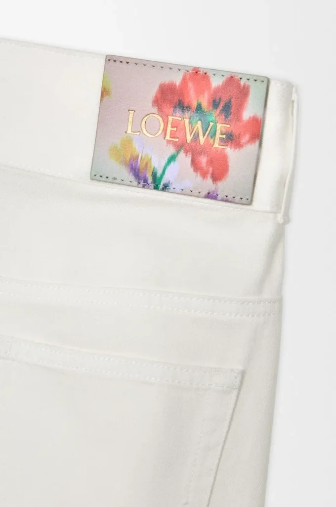 Wrap jeans in denim White Wrap jeans in denim White