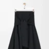Wrap skirt in cotton Black Wrap skirt in cotton Black