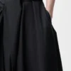 Wrap skirt in cotton Black Wrap skirt in cotton Black