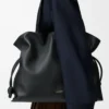 XL Flamenco clutch in nappa calfskin Black XL Flamenco clutch in nappa calfskin Black