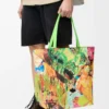 XL Puzzle Fold tote in classic calfskin Vivid Green/Multicolor XL Puzzle Fold tote in classic calfskin Vivid Green/Multicolor