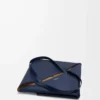 XL Puzzle Fold tote in shiny calfskin Abyss Blue XL Puzzle Fold tote in shiny calfskin Abyss Blue