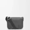 XS Military messenger bag in soft grained calfskin Anthracite XS Military messenger bag in soft grained calfskin Anthracite