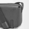 XS Military messenger bag in soft grained calfskin Anthracite XS Military messenger bag in soft grained calfskin Anthracite