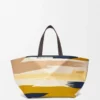 XXL Puzzle Fold tote in canvas Multicolor XXL Puzzle Fold tote in canvas Multicolor