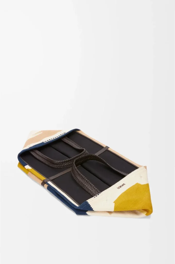 XXL Puzzle Fold tote in canvas Multicolor XXL Puzzle Fold tote in canvas Multicolor
