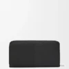 Zip around wallet in textured classic calfskin Black Zip around wallet in textured classic calfskin Black