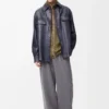 Zip-up cardigan in cotton, linen and wool Khaki Green Zip-up cardigan in cotton, linen and wool Khaki Green
