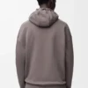 Zip-up hoodie in cotton Dark Grey Zip-up hoodie in cotton Dark Grey