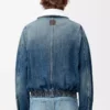 Zip-up jacket in denim Blue Zip-up jacket in denim Blue