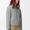 Zip-up jacket in wool Light Grey Zip-up jacket in wool Light Grey